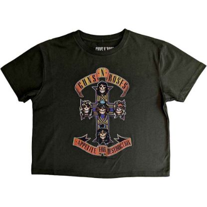 Picture of Guns N' Roses Ladies Crop Top: Appetite For Destruction