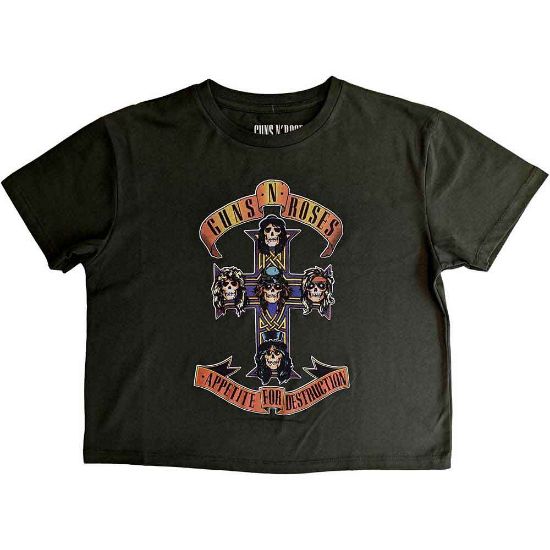 Picture of Guns N' Roses Ladies Crop Top: Appetite For Destruction