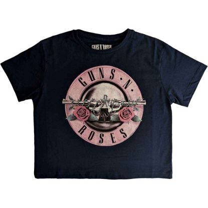 Picture of Guns N' Roses Ladies Crop Top: Classic Logo