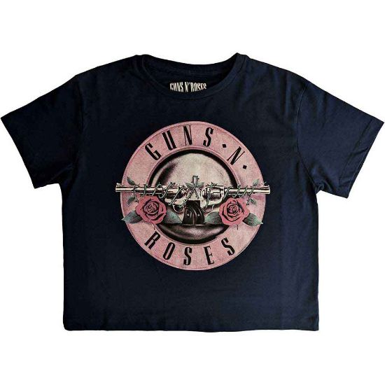 Picture of Guns N' Roses Ladies Crop Top: Classic Logo
