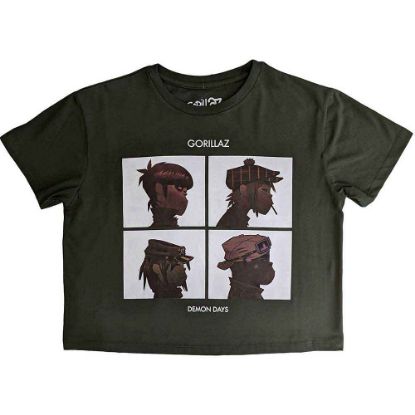 Picture of Gorillaz Ladies Crop Top: Demon Days