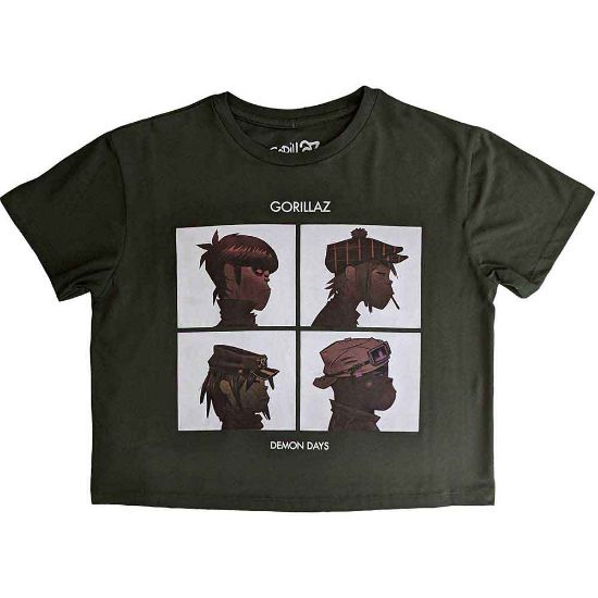 Picture of Gorillaz Ladies Crop Top: Demon Days
