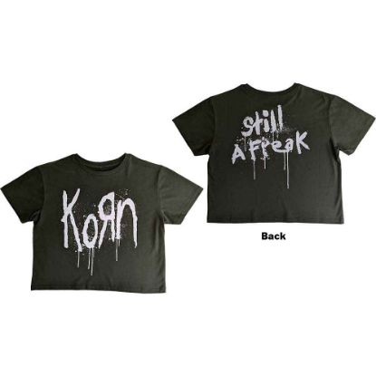 Picture of Korn Ladies Crop Top: Still A Freak Back Print