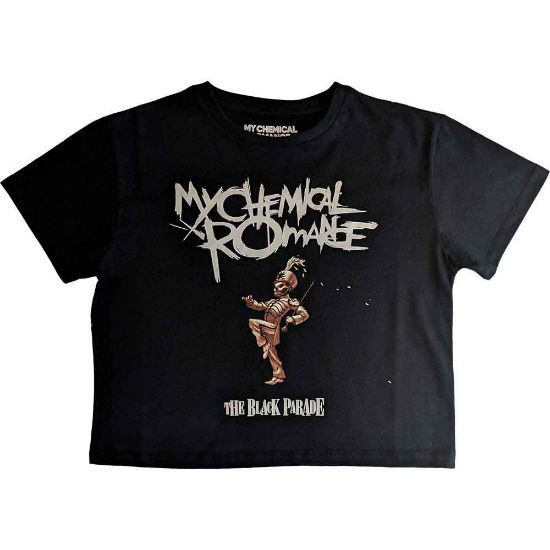 Picture of My Chemical Romance Ladies Crop Top: The Black Parade