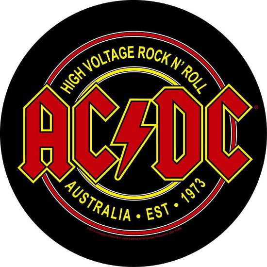 Picture of AC/DC Back Patch: High Voltage Rock N Roll