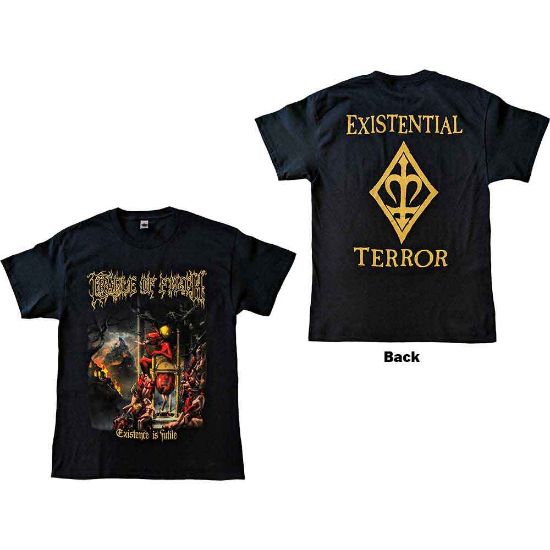 Picture of Cradle Of Filth Unisex T-Shirt: Existence is Futile Back Print