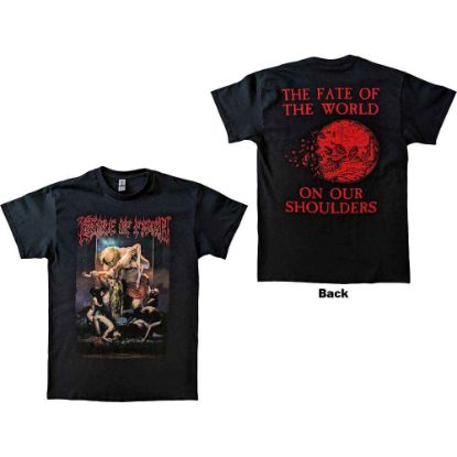 Picture of Cradle Of Filth Unisex T-Shirt: Existance Is Futile Saturn Back Print