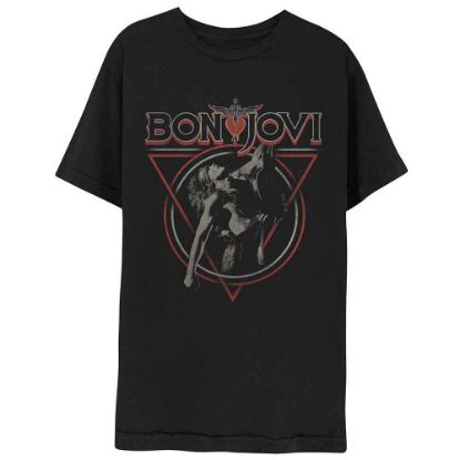 Picture of Bon Jovi Unisex T-Shirt: Triangle Overlap