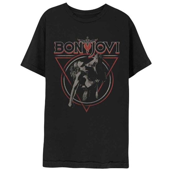 Picture of Bon Jovi Unisex T-Shirt: Triangle Overlap