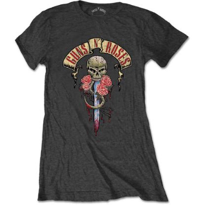 Picture of Guns N' Roses Ladies T-Shirt: Dripping Dagger