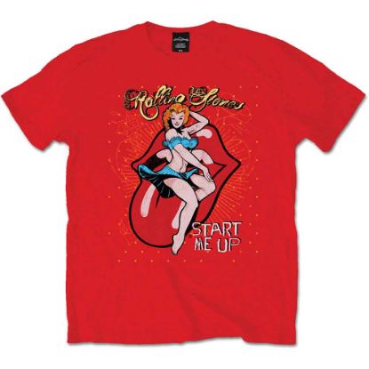 Picture of The Rolling Stones Unisex T-Shirt: Start me up