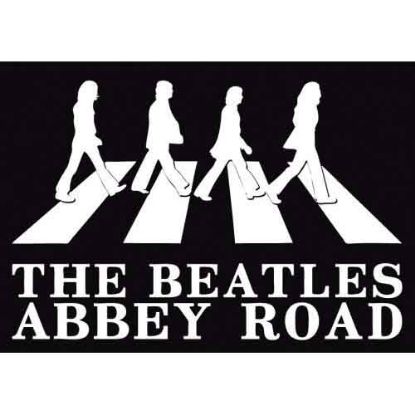 Picture of The Beatles Postcard: Abbey Road Crossing Silhouette (Standard)