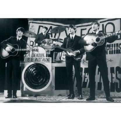 Picture of The Beatles Postcard: Daily Echo On Stage Performance (Standard)