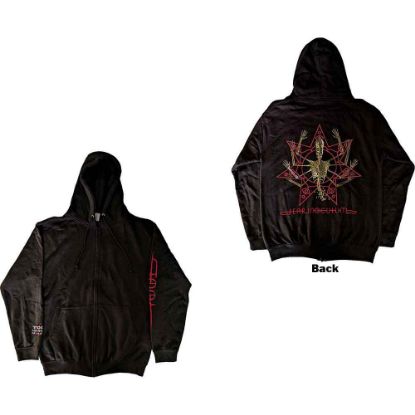 Picture of Tool Unisex Zipped Hoodie: Skeleton Tour 2022 (Back Print) (Small)