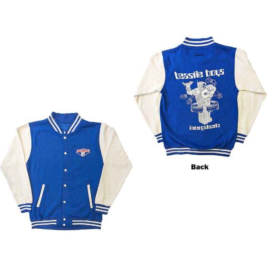 Picture of The Beastie Boys Unisex Varsity Jacket: Intergalactic (Back Print)