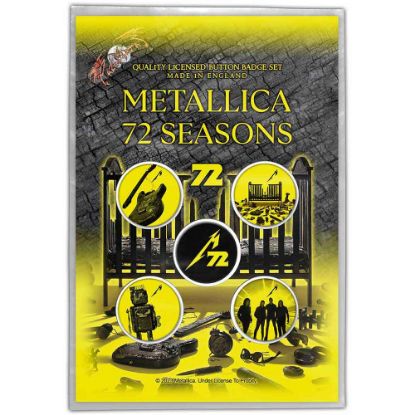 Picture of Metallica Button Badge Pack: 72 Seasons