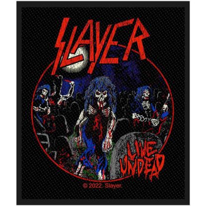 Picture of Slayer Woven Patch: Live Undead (Standard)