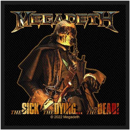 Picture of Megadeth Woven Patch: The Sick, The Dying And The Dead (Standard)