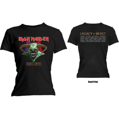 Picture of Iron Maiden Ladies T-Shirt: Legacy of the Beast Tour Back Print