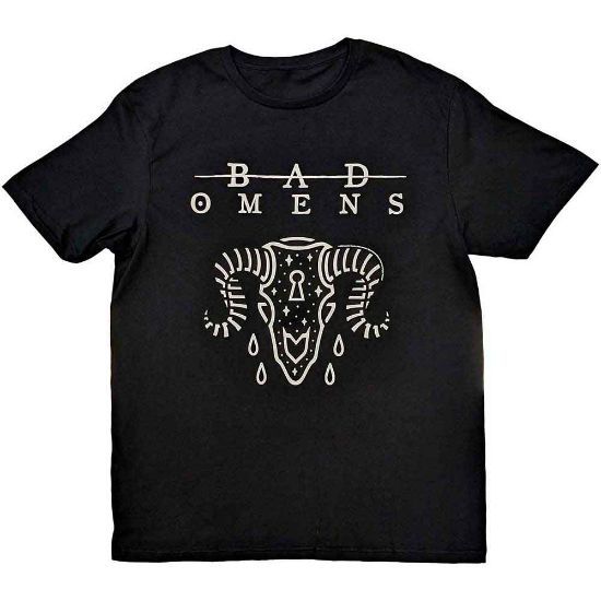 Picture of Bad Omens Unisex T-Shirt: Ram Skull  