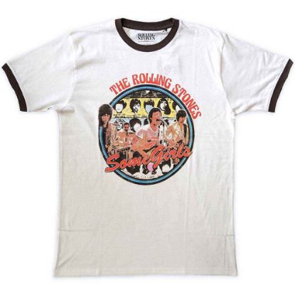 Picture of The Rolling Stones Unisex Ringer T-Shirt: Some Girls Circle