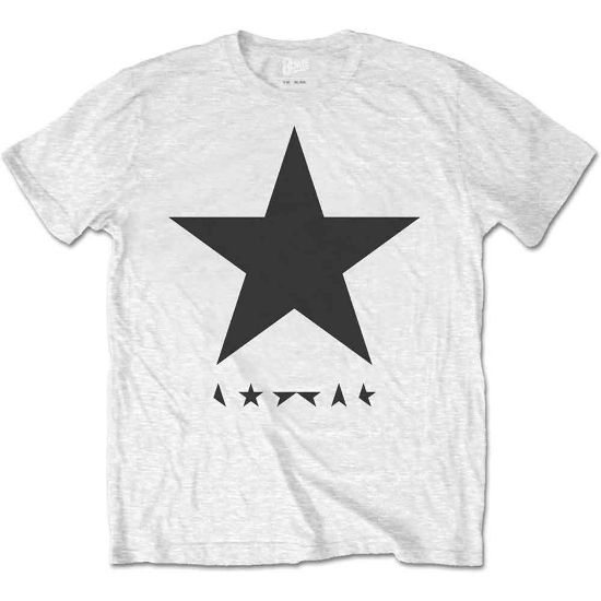 Picture of David Bowie Unisex T-Shirt: Blackstar on White