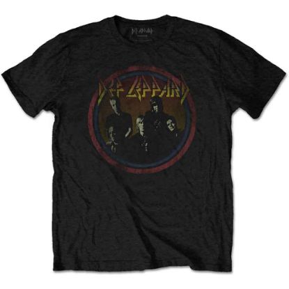 Picture of Def Leppard Unisex T-Shirt: Vintage Circle