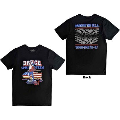 Picture of Bruce Springsteen Unisex T-Shirt: Born In The USA '85 Back Print
