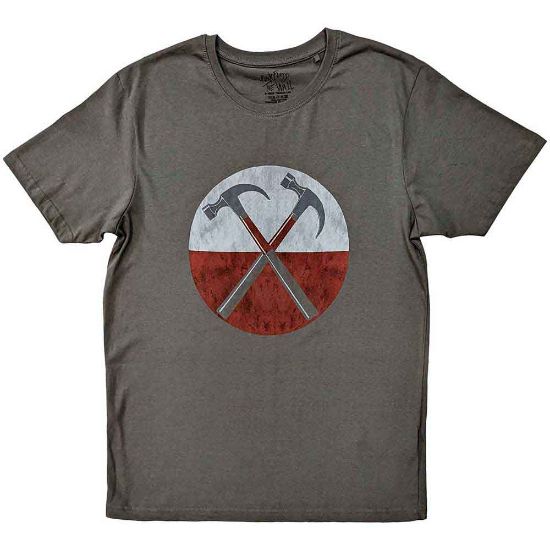 Picture of Pink Floyd Unisex Vintage T-Shirt: Vintage The Wall Hammers