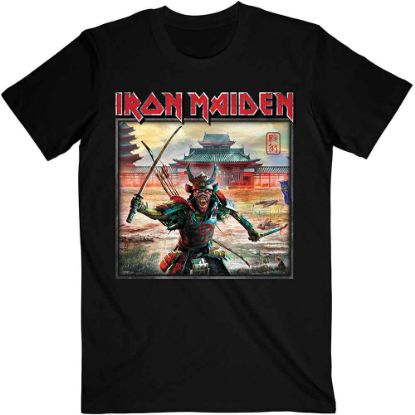 Picture of Iron Maiden Unisex T-Shirt: Senjutsu Album Palace Keyline Square