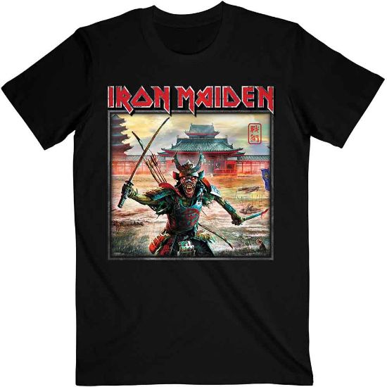 Picture of Iron Maiden Unisex T-Shirt: Senjutsu Album Palace Keyline Square