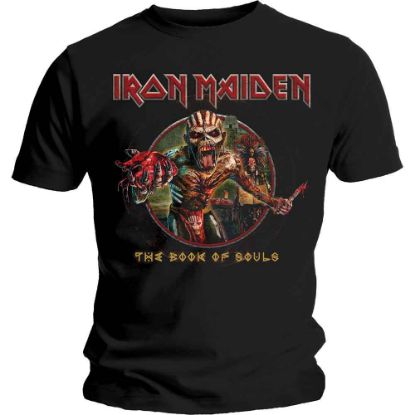 Picture of Iron Maiden Unisex T-Shirt: Book of Souls Eddie Circle