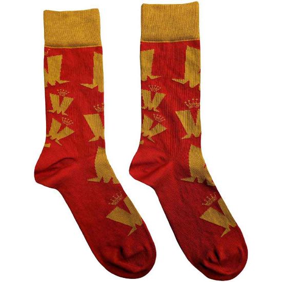 Picture of Madness Unisex Ankle Socks: Crown & M Pattern (UK Size 7 - 11)