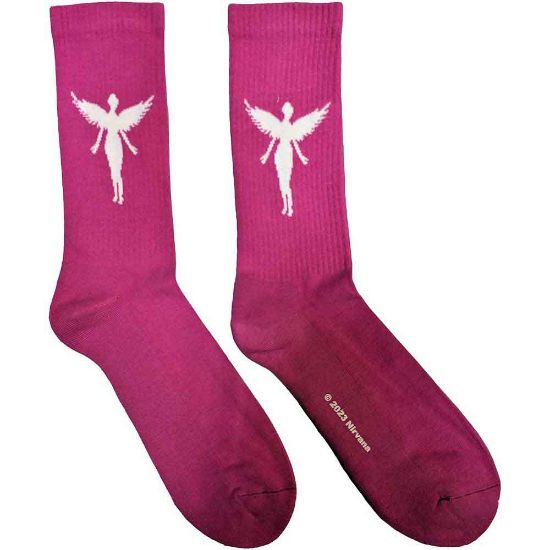 Picture of Nirvana Unisex Terry Socks: In Utero White Angel (UK Size 7 - 11)