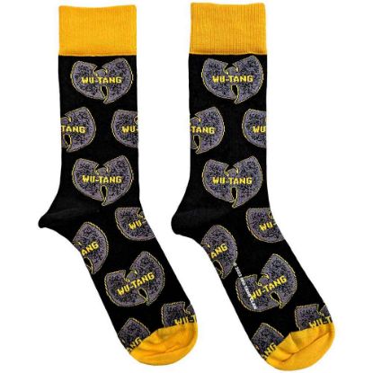 Picture of Wu-Tang Clan Unisex Ankle Socks: Grey Logos (UK Size 7 - 11)