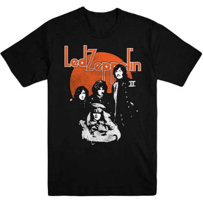 Picture of Led Zeppelin Unisex T-Shirt: Orange Circle