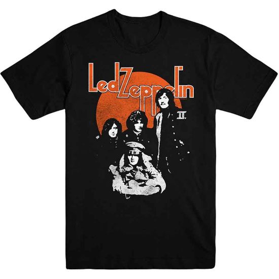 Picture of Led Zeppelin Unisex T-Shirt: Orange Circle