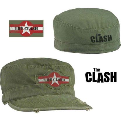 Picture of The Clash Unisex Military Cap: Star Logo Distressed