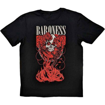 Picture of Baroness Unisex T-Shirt: Fleur Skull