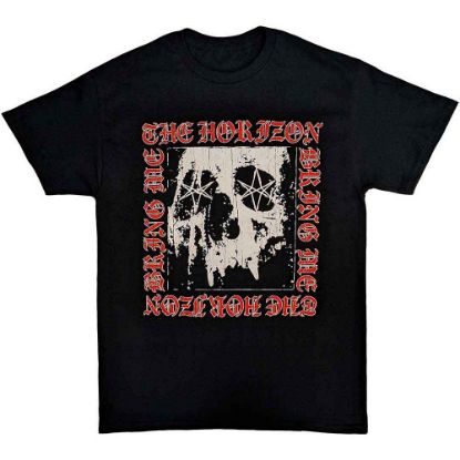 Picture of Bring Me The Horizon Unisex T-Shirt: Metal Logo Skull