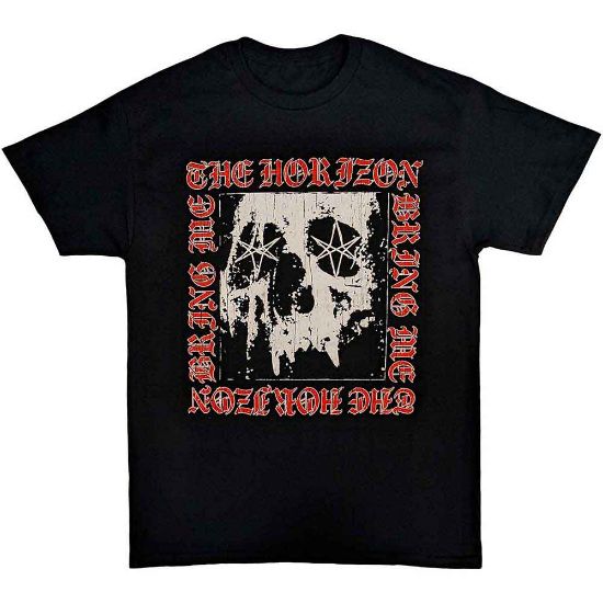 Picture of Bring Me The Horizon Unisex T-Shirt: Metal Logo Skull