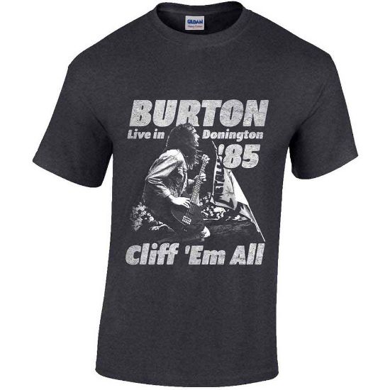 Picture of Cliff Burton Unisex T-Shirt: Flag Retro