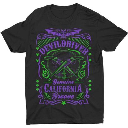 Picture of DevilDriver Unisex T-Shirt: Cross Guns