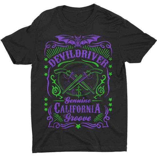 Picture of DevilDriver Unisex T-Shirt: Cross Guns