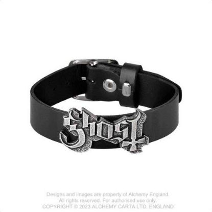 Picture of Ghost Leather Wrist Strap: Logo