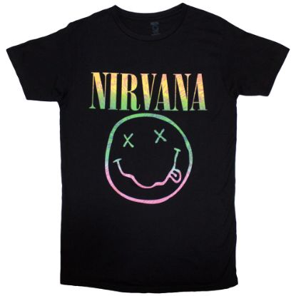 Picture of Nirvana Ladies T-Shirt: Sorbet Ray Happy Face (14)