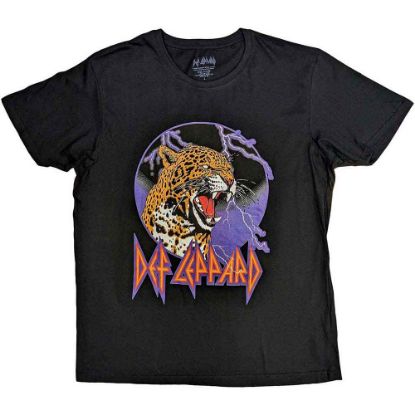 Picture of Def Leppard Unisex T-Shirt: Lightning Leopard