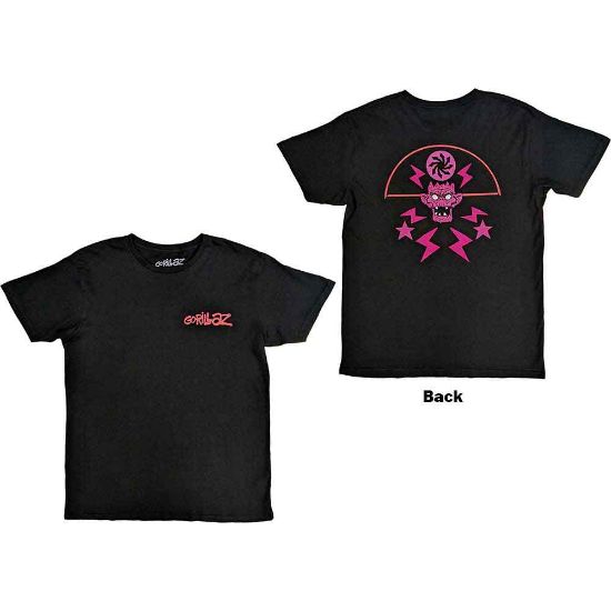 Picture of Gorillaz Unisex T-Shirt: Cult of Gorillaz Back Print