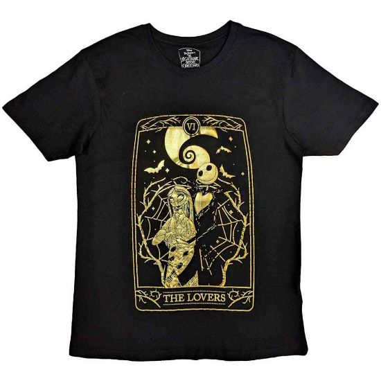 Picture of The Nightmare Before Christmas Unisex T-Shirt: Jack & Sally Lovers Embellished