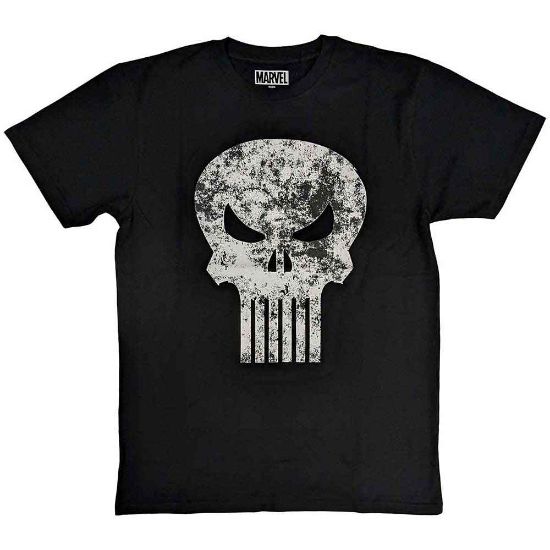 Picture of Marvel Comics Unisex T-Shirt: Punisher Distressed Logo